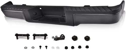 Miniatura 23 de GRAND ORANGE Cubierta de parachoques trasero imprimada compatible con Chevy Aveo Sedan LS LT 2007 2008 2009 2010 2011 95978858 GM1100791 negro