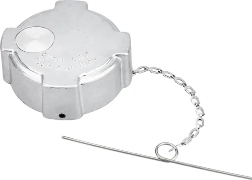 Miniatura 10 de Tapa de combustible diésel de bloqueo, tamaño nominal de 3", 1/4 de vuelta, sin ventilación, tapa de combustible de aluminio para Freightliner