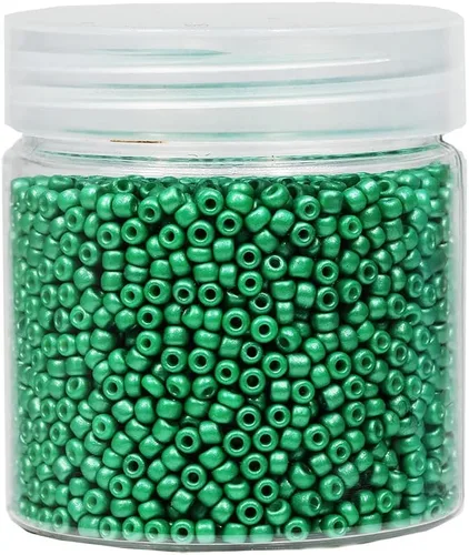 Miniatura 41 de Cuentas de semillas sueltas de color negro opaco, alrededor de 4000 piezas en caja 8/0 de vidrio para hacer joyas, agujero de 0.028 in (negro)