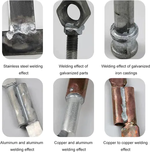 Miniatura 7 de Varillas de aluminio con núcleo de polvo, varillas de soldadura de aluminio de baja temperatura, varillas de soldadura de aluminio de fusión fácil