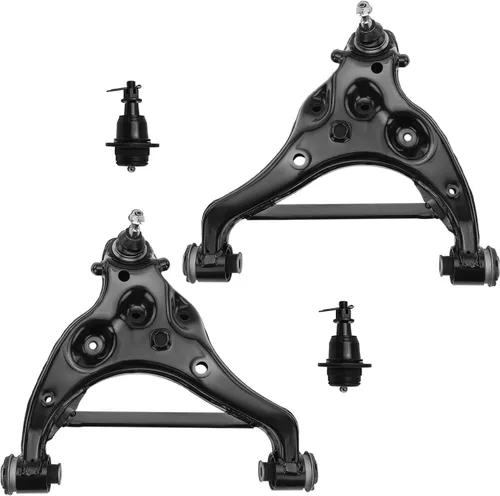 Miniatura 87 de Detroit Axle - Brazos de control superiores traseros para Chrysler 300 Dodge Challenger Charger Magnum, reemplazo del conjunto de brazos de control