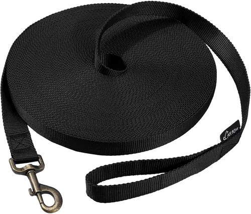 Miniatura 27 de Hi Kiss Correa de Entrenamiento de Obediencia y Agilidad para Perros/Cachorros - 15 pies 20 pies 30 pies 50 pies 100 pies - Ideal para Jugar