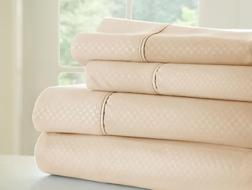 Miniatura 6 de Royal Collection 1900 Designer Collection - Sábanas de cama en Amazon con 1 sábana encimera. 1 sábana bajera y 4 P/fundas. Supersuaves y sin