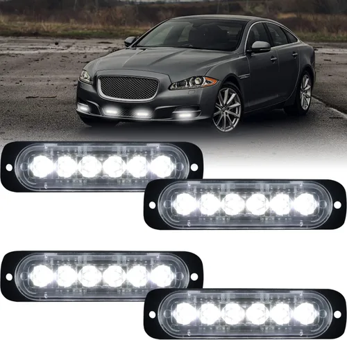 Miniatura 10 de XT Auto - Luz estroboscópica de advertencia (6 luces LED)