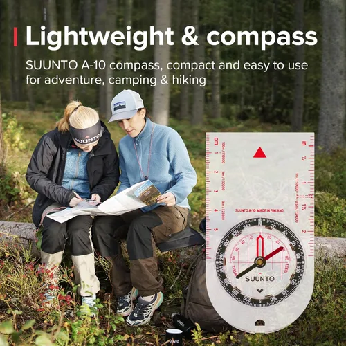 Miniatura 6 de Suunto A-30 Brújula: Brújula compacta para senderismo con marcas luminosas en poca luz