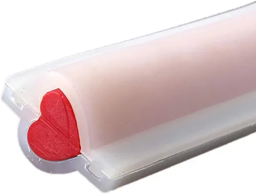 Columna de tubo de corazón molde de vela de silicona para velas, gelatina, chocolate, caramelo, mousse, molde para hacer velas, bricolaje