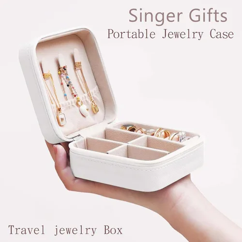 Miniatura 2 de asklove Joyero pequeño para álbumes de fans de T-S, joyería de viaje inspirada, regalo para amantes de la música, joyero de viaje para anillos