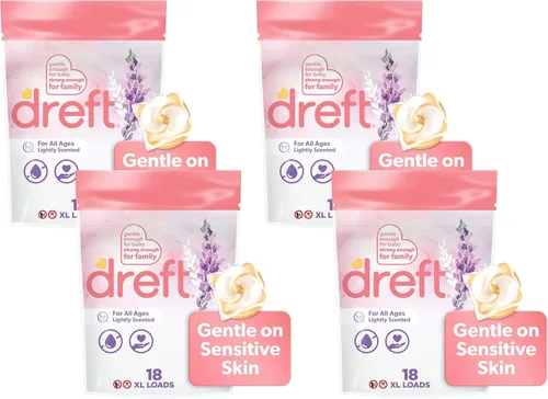 Miniatura 13 de Dreft - Detergente para ropa en cápsulas XL, aroma ligero, lavanda, 18