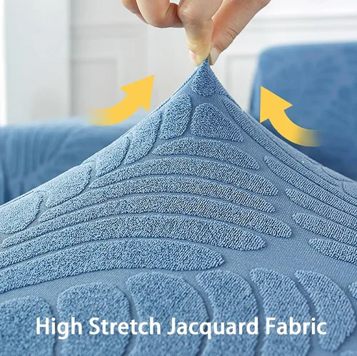 Miniatura 2 de Fundas elásticas para sofá modular, funda de sofá jacquard en forma de L, gruesa y antideslizante, protector de muebles, funda de sofá adecuada
