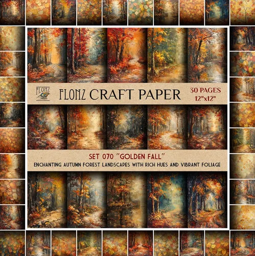 Miniatura 11 de Papel para álbum de recortes (30 páginas 30 x 30 cm) Meadow Bliss: margaritas vibrantes y encantadores patrones florales inspirados en prados