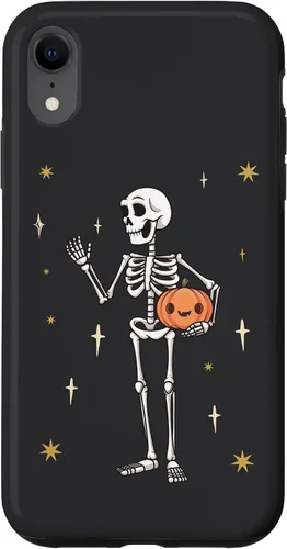 Miniatura 23 de Funda divertida de Halloween con diseño de esqueleto para iPhone 11
