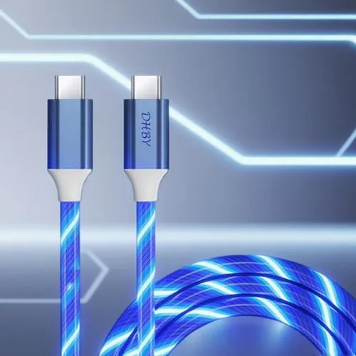 Miniatura 11 de Dynamic RGB USB Extension Hub (3-in-1) - High-Speed Data Transmission and Charging Port for laptops, Supports Fast Charging, and Features Colorful
