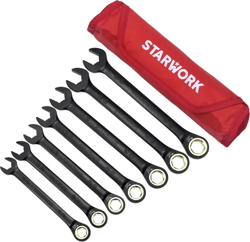 Miniatura 10 de STARWORK TRUE MECHANIC™ Juego de llaves de trinquete (5 piezas 120T FLX)