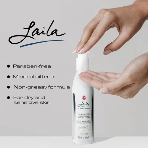 Miniatura 7 de Geir Ness Laila Crema de manos y cuerpo - Fórmula hidratante y nutritiva para manos suaves y lisas - Vitamina A y E, aloe vera y extracto de miel