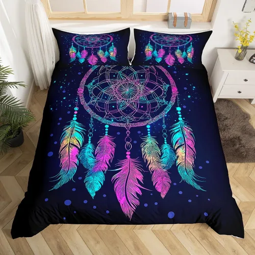 Miniatura 12 de Erosebridal Juego de ropa de cama de faro, tamaño individual, funda de edredón náutica de gaviota, funda de edredón con estampado de paisaje marino