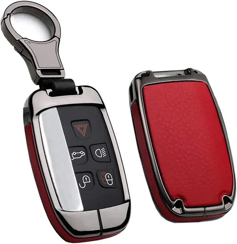Miniatura 11 de SANRILY Funda protectora para llaves Land Rover LR4 para Range Rover Discovery Sport sin llave, cubierta protectora para Jaguar XF, color azul
