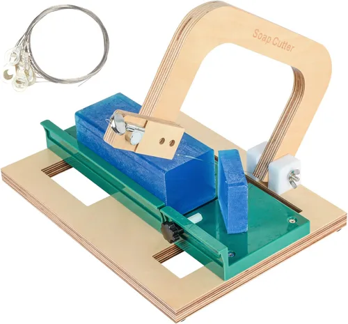 Miniatura 8 de Cortador de jabón profesional con alambre, herramienta de corte de madera ajustable para hacer jabón, queso, mantequilla, pasteles, pan 1