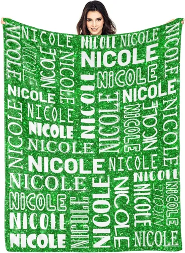 Miniatura 46 de Dr.TOUGH Mantas personalizadas para niños, mantas y mantas personalizadas con nombre para niños y adultos (color 01, 30 x 40 pulgadas)