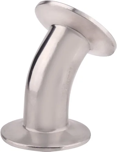 Miniatura 4 de DERNORD Codo de 45 grados Tubo de 1 pulgada OD Acero inoxidable 304 Montaje de tubería Se adapta a Tri Clamp 1.5 pulgadas