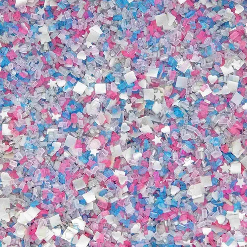 Miniatura 10 de Decoraciones de revelación de género para niños, purpurina comestible para bebidas, ideas mágicas de revelación de género, sorpresa es un bebé niño