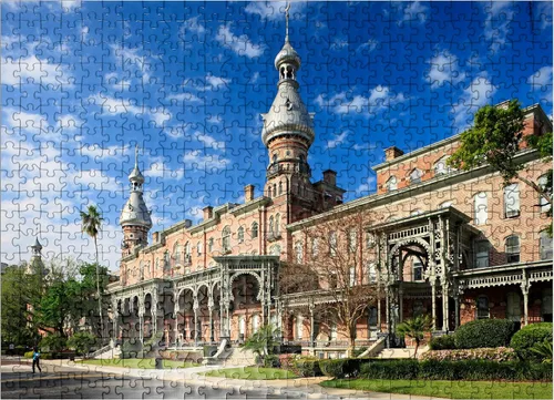 Miniatura 7 de MyPuzzle Tampa Bay Hotel with Henry Plant Museum in Tampa On The Gulf Coast, Florida - Rompecabezas prémium de 100 piezas para adultos