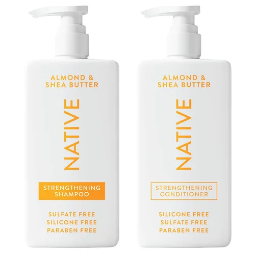 Native El champú y el acondicionador contienen ingredientes derivados de forma natural, todo tipo de cabello, color y tratado, fino a seco, dañado,
