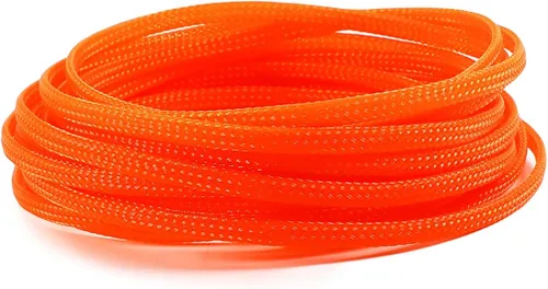 Miniatura 23 de Aicosineg Funda de cable trenzado flexible de PET de 16 pies de ancho de 0.5 pulgadas de ancho, funda de malla de alambre flexible para TV, audio
