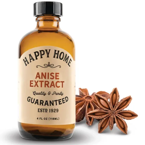 Miniatura 13 de Happy Home Sabor a vainilla de mantequilla natural premium, certificado Kosher, 4 onzas.