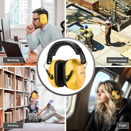 Miniatura 27 de ProCase NRR 28dB Noise Reduction Ear Muffs, Foldable Adjustable Noise Cancelling Headphones