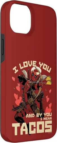 Miniatura 33 de Marvel Deadpool I Love You and by You I Mean Tacos - Carcasa para iPhone 17