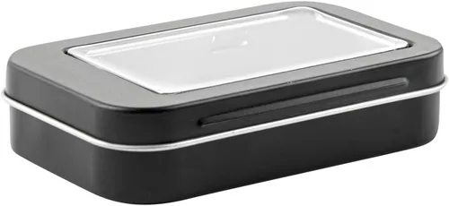 Miniatura 11 de Restaurantware RW Base - Recipientes rectangulares de lata de 4.5 onzas, 100 cajas de lata duraderas con tapas, tapas transparentes para ventana