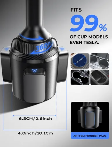 Miniatura 6 de LISEN for Qi2.2 25W MagSafe Car Mount Charger Cup Holder Mount, [Designed for iPhone] Cooling Magnetic Wireless Car Charger, Cup Holder Phone
