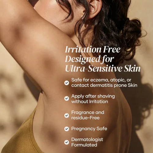 Miniatura 3 de DERMAdoctor Antitranspirante para Mujeres, Total NonScents Antitranspirante Ultra-Suave Sin Fragancia para Piel Sensible desodorante, Desodorante