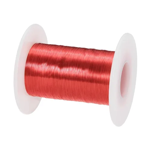 Miniatura 78 de MECCANIXITY - Alambre magnético de calibre 46 AWG - 0.04mm Hilo de cobre esmaltado - Bobina de alambre magnético de 14669 pies (4471m) - 50g Grado F