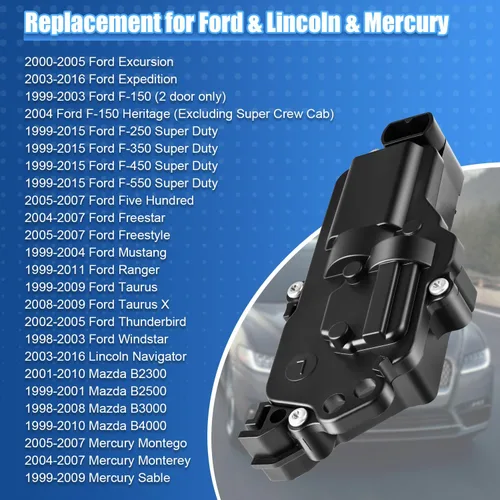 Miniatura 6 de Accionador de cerradura de puerta izquierda y derecha Compatible con Ford F150 F250 F350 Excursion Expedition Mustang Ranger, Lincoln, Mercury
