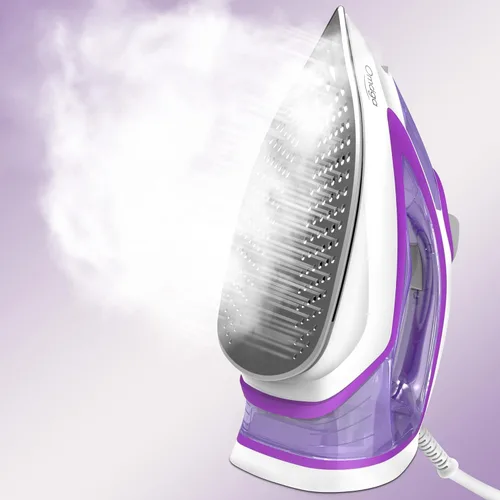 Miniatura 11 de OMAIGA - Plancha inalámbrica para ropa, plancha de vapor de 1500W con calentamiento rápido, suela de cerámica, apagado automático, autolimpieza