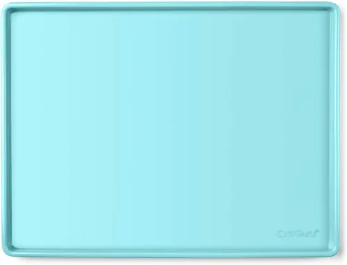 Miniatura 18 de CatGuru Tapete de Comida para Gatos, Tapetes de Alimentación Pequeños y Grandes, Mantel Individual de Silicona 100% Impermeable para Mascotas