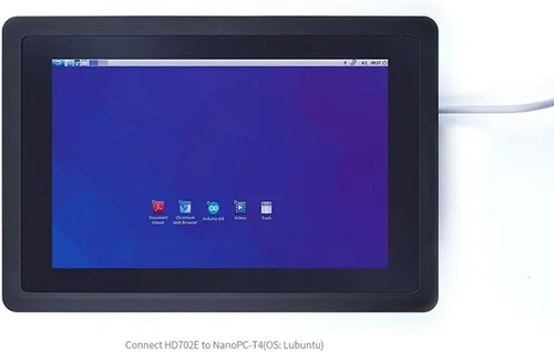 Miniatura 7 de Pantalla LCD eDP de 7 pulgadas con Cap-Touch (HD702E), Trabajo con NanoPC-T4