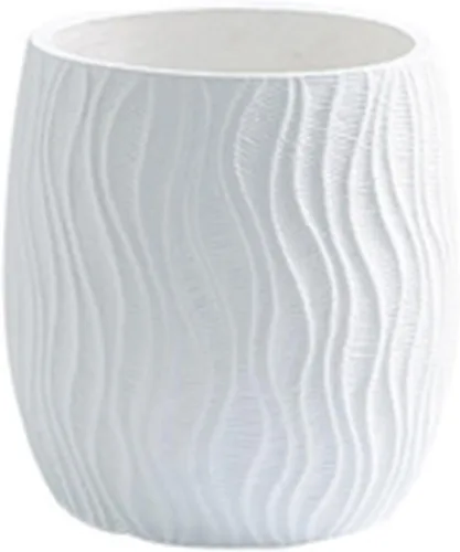 Miniatura 9 de Flower Pots Floor Plant Pots Cement Large Round Planters Simple Water Pattern Pattern Solid Color Green Plants Floriculture Flower Pots Plant Beige