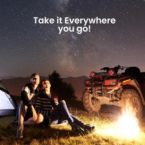 Miniatura 6 de Pyle Sistema de audio marino impermeable de 800 W con transmisión Bluetooth, luces LED y amplificador integrado, altavoces marinos Bluetooth de alta