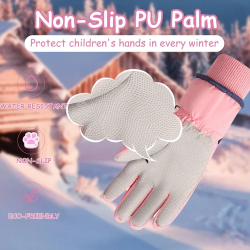 Miniatura 98 de Guantes de nieve para hombre y mujer, impermeables, para invierno, cálidos, para esquí, snowboard, guantes para mujer