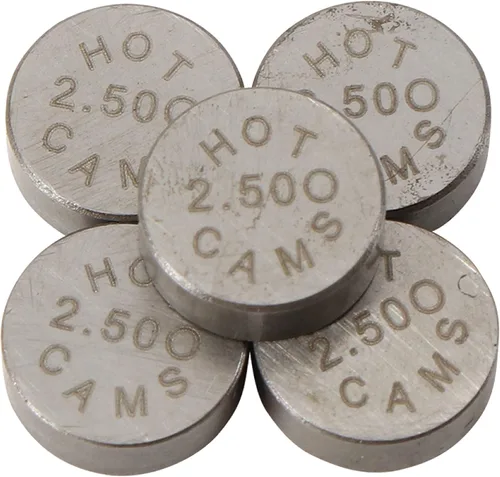 Hot Cams Kit de calcetas de 5 piezas de 0.098 in 5PK748250 para Honda CRF, Kawasaki KX, Suzuki RMZ y Yamaha WR YZ Dirt Bikes