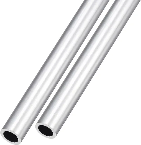 METALLIXITY Tubo de aluminio 6063 (0.394 in de diámetro x 0.276 in de diámetro interior x 11.811 in de largo), 2 piezas, tubo redondo de aluminio -