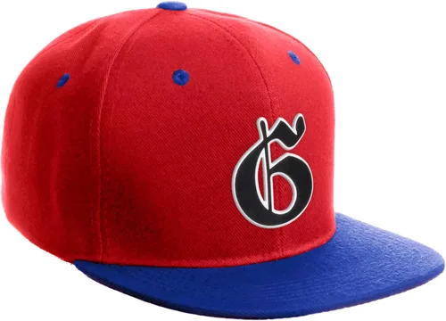 Miniatura 1408 de Daxton Gorra clásica con visera de billete plano con letras del alfabeto inglés antiguo de la A a la Z