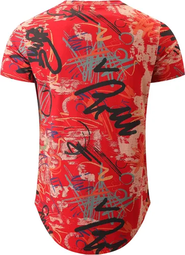 Miniatura 2 de Camiseta YININF Hipster Hip Hop de manga larga, para hombre