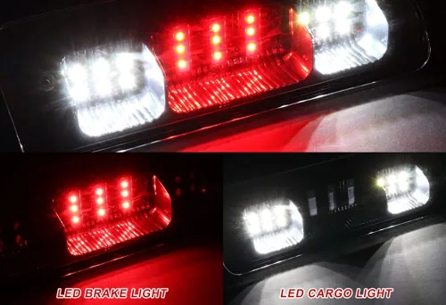 Miniatura 2 de Luz de freno trasera de montaje central de techo trasero LED de montaje alto Tercera luz de freno compatible con Ford F-150 Lobo 2004 – 2008 / Ford