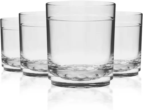 Miniatura 18 de Drinique ELT-TA-BLU-4 Elite - Vasos altos irrompibles de Tritan Highball, 14 onzas (juego de 4), color azul