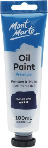 Miniatura 13 de Pinturas al óleo Mont Marte, 3.38 onzas líquidas Titanio Blanco