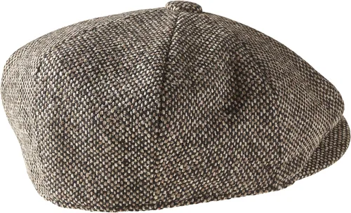 Miniatura 3 de Peaky Blinders Gorra plana de lana estilo Newsboy de 8 piezas para hombre