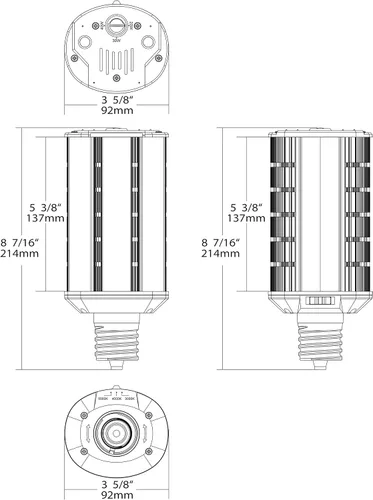 Miniatura 13 de Satco 40W/LED/WP/CCT/EX39/100-277V Blanco